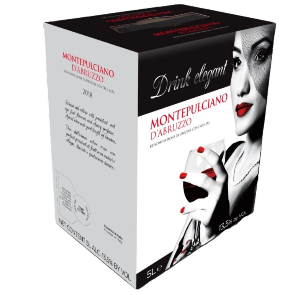Montepilciano ďAbruzzo 5l 13% Bag in Box