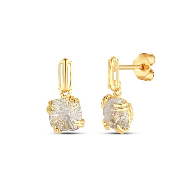 Náušnice s ametystem 234-956-GA4223 1.95g