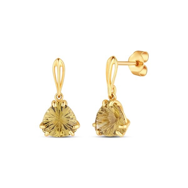 Náušnice s olivínem 234-956-OQ2640 2.25g