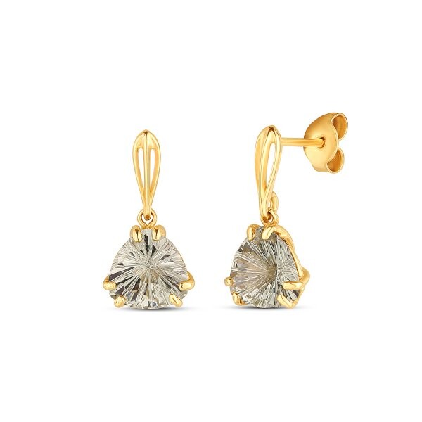 Náušnice s ametystem 234-956-GA2640 2.30g