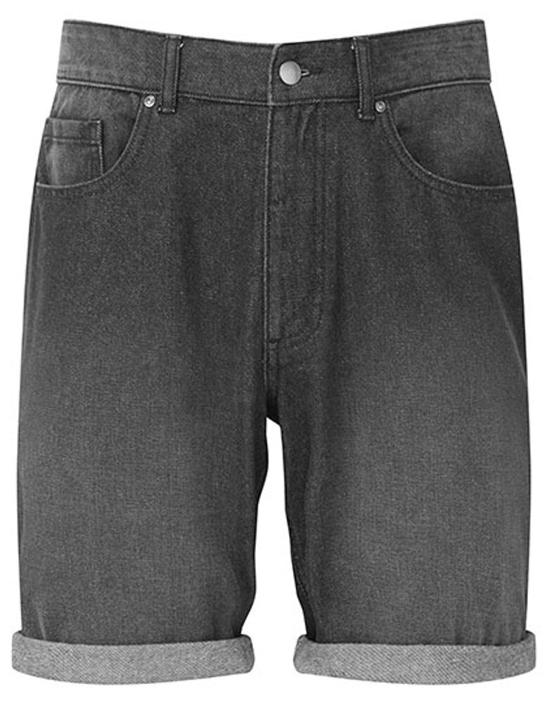 WOMBAT® Pánské džínové kraťasy - Černý denim | L