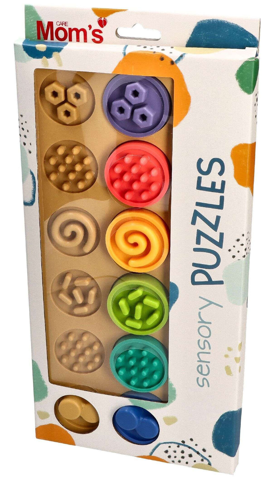 Mom’s Care - senzorické puzzle XL - kolečka
