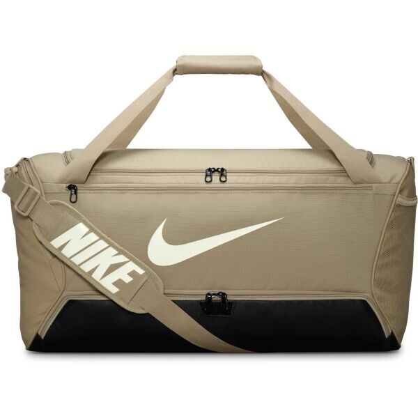 Nike BRASILIA M Sportovní taška, béžová, velikost