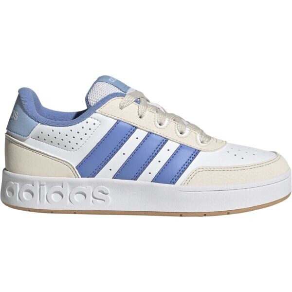 adidas BREAKBASE J Dětská volnočasová obuv, bílá, velikost