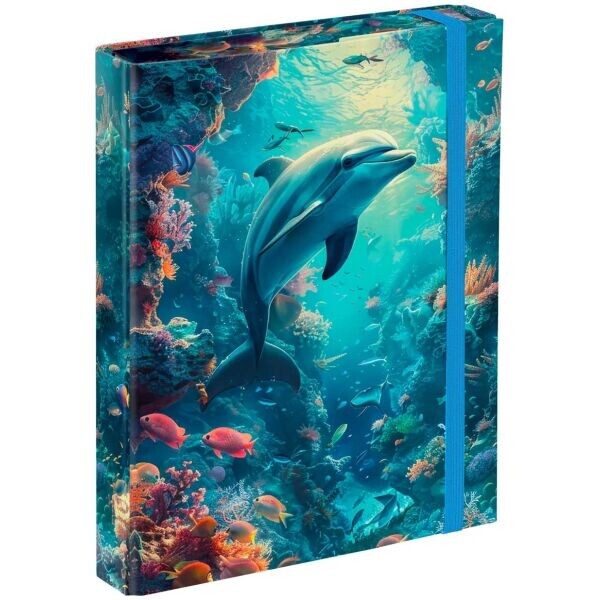 BAAGL DELFÍN Desky na školní sešity A5, mix, velikost