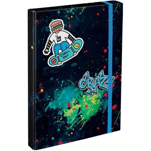 BAAGL CHILL Desky na školní sešity A4, černá, velikost