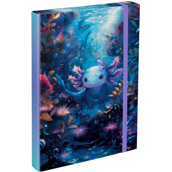 BAAGL AXOLOTL Desky na školní sešity A4, růžová, velikost