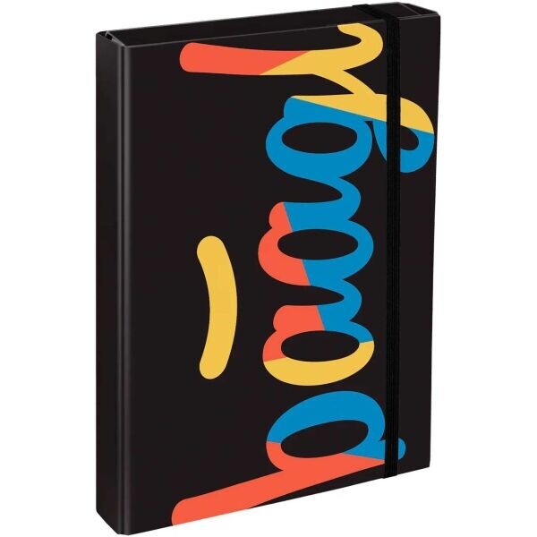 BAAGL JUMBO INDIGO Desky na školní sešity A4, černá, velikost