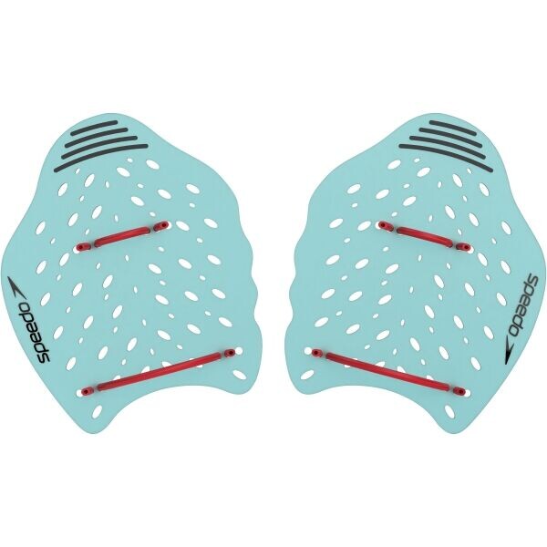 Speedo POWER PLUS PADDLE Univerzální plavecké packy, tyrkysová, velikost