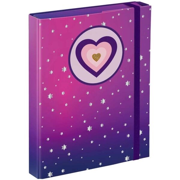 BAAGL SRDCE Desky na školní sešity A5, růžová, velikost