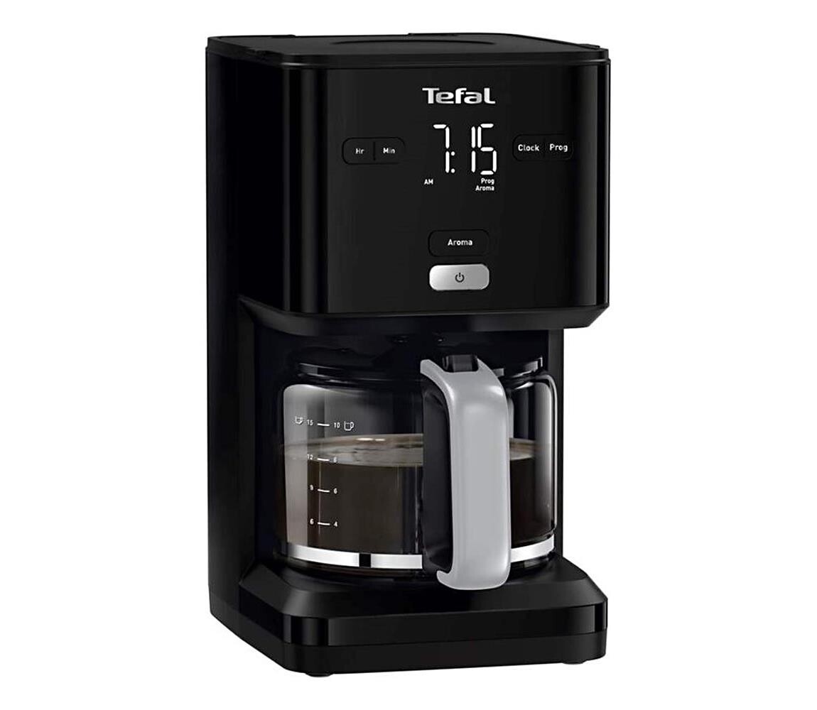 Tefal Tefal - Překapávací kávovar s LCD displejem 1000W/230V černá