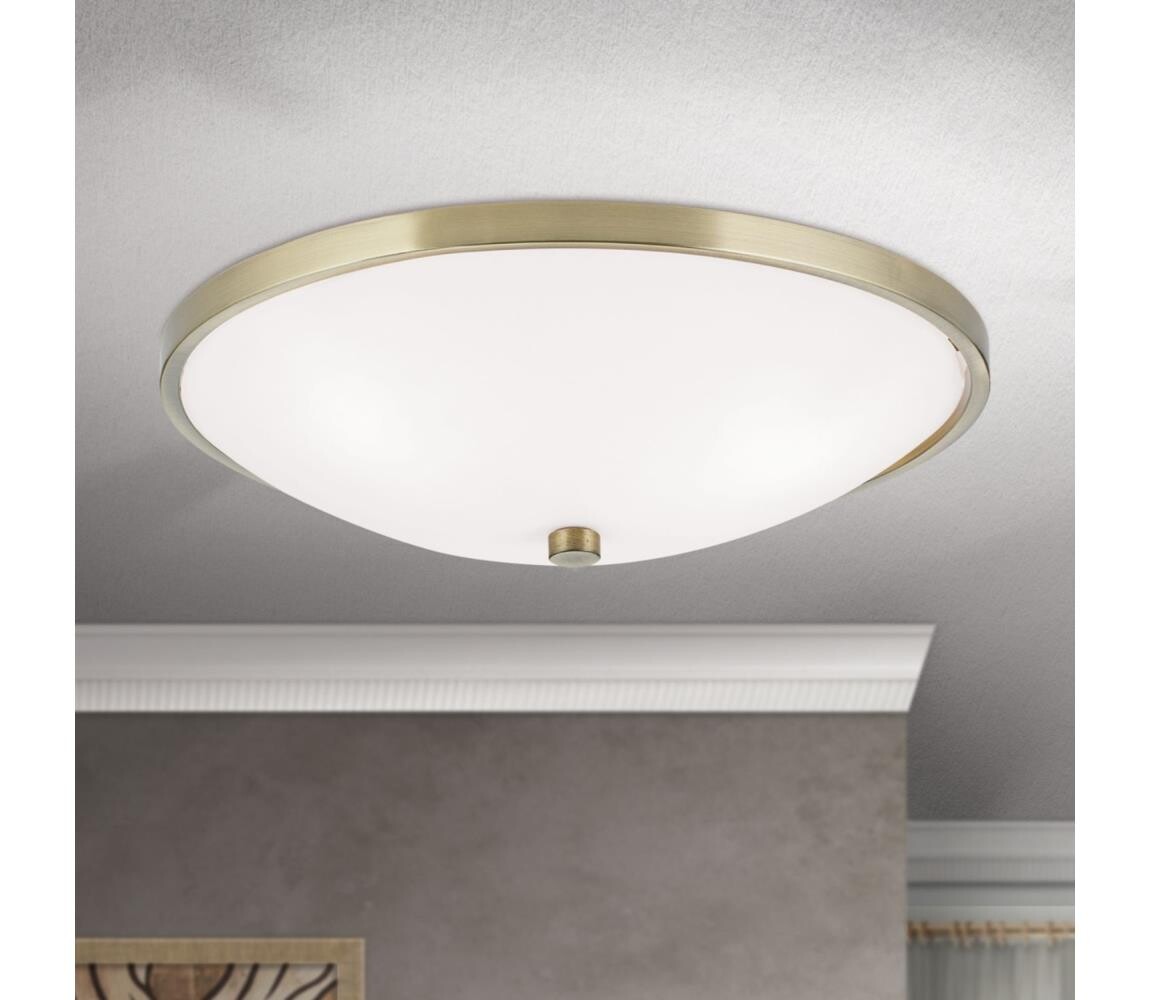 Orion Orion DL 7-531/40 - Stropní svítidlo AIDA 3xE27/60W/230V pr. 40 cm mosaz