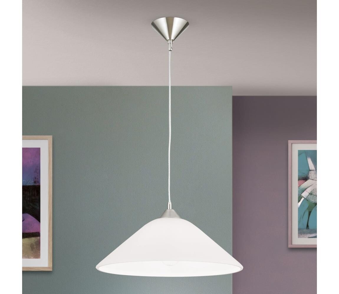 Orion Orion HL 6-1525/1 - Lustr na lanku GRADO 1xE27/60W/230V pr. 40 cm matný chrom