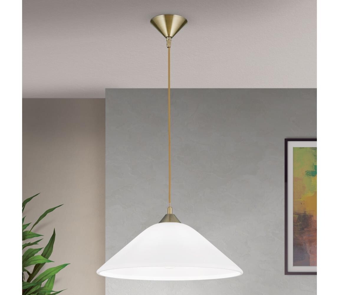 Orion Orion HL 6-1525/1 - Lustr na lanku GRADO 1xE27/60W/230V pr. 40 cm mosaz