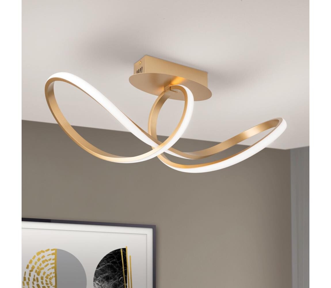 Orion Orion DL 7-694 - LED Stmívatelný přisazený lustr CIRCUS LED/30W/230V zlatá