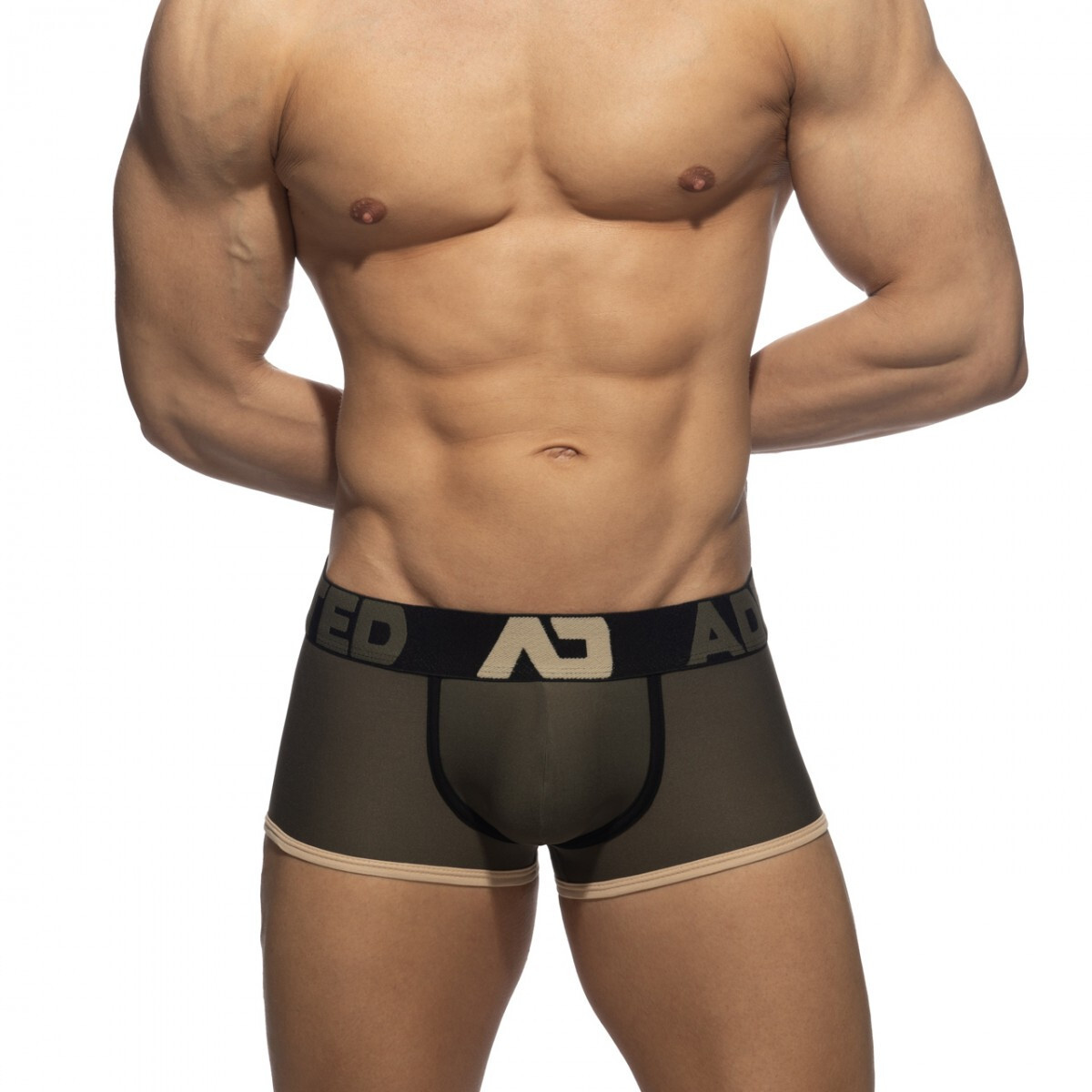 Pánské boxerky Addicted zelené (AD1359-12) M, trenky / trenýrky