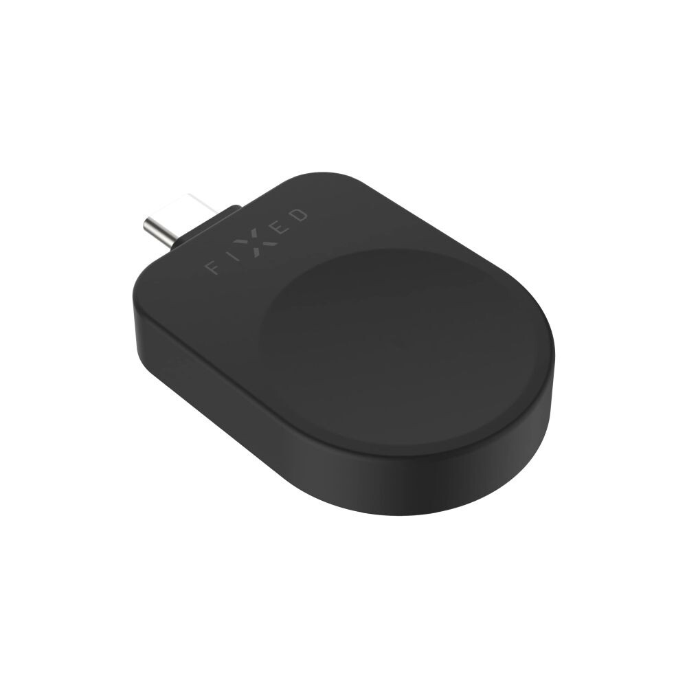 Nabíjecí USB-C adaptér FIXED pro Samsung Galaxy Watch kompatibilní s Powerstation Uni, černý