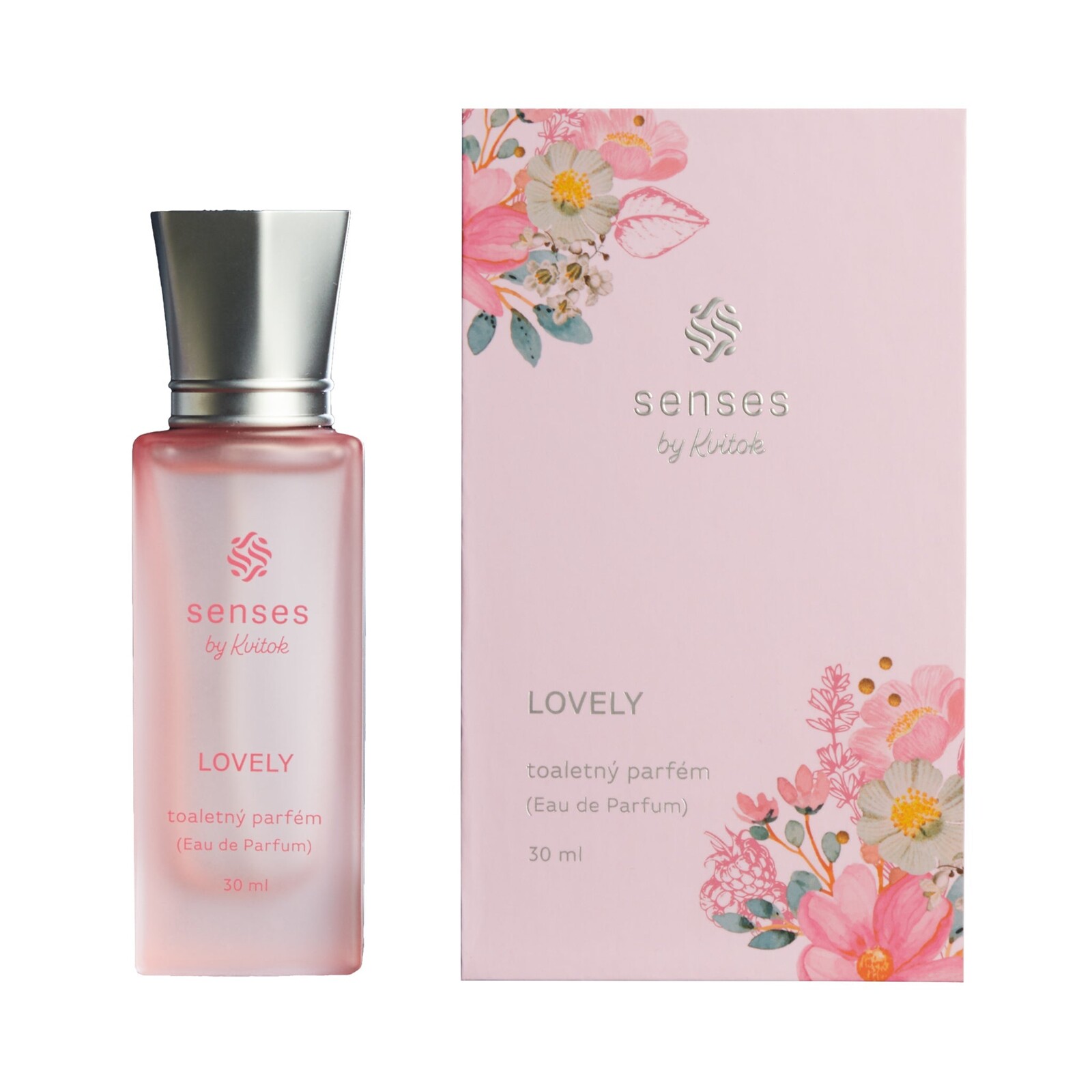 Kvitok Senses Toaletní parfém Lovely (30 ml) - s vůní růže, vanilky a citrusů