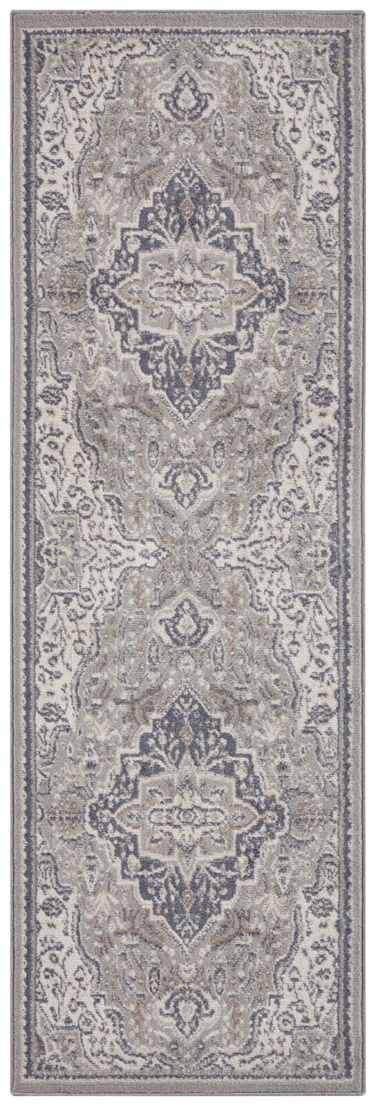 Běhoun Terrain 105604 Orken Grey Cream, 80x200, šedá, ložnice, Hanse Home