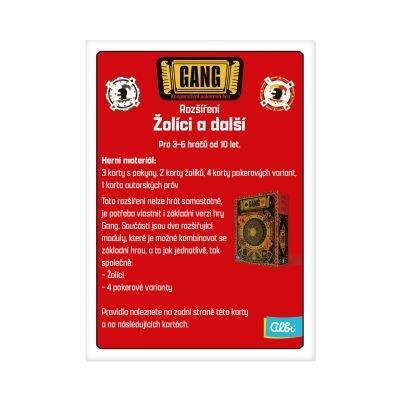 Gang - rozšíření Žolíci Albi