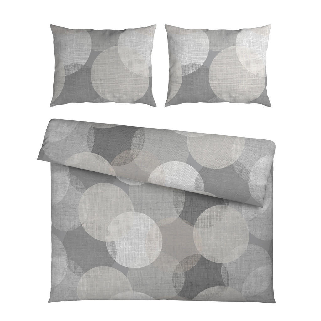 Esposa POVLEČENÍ, flanel, antracitová, 200/200 cm