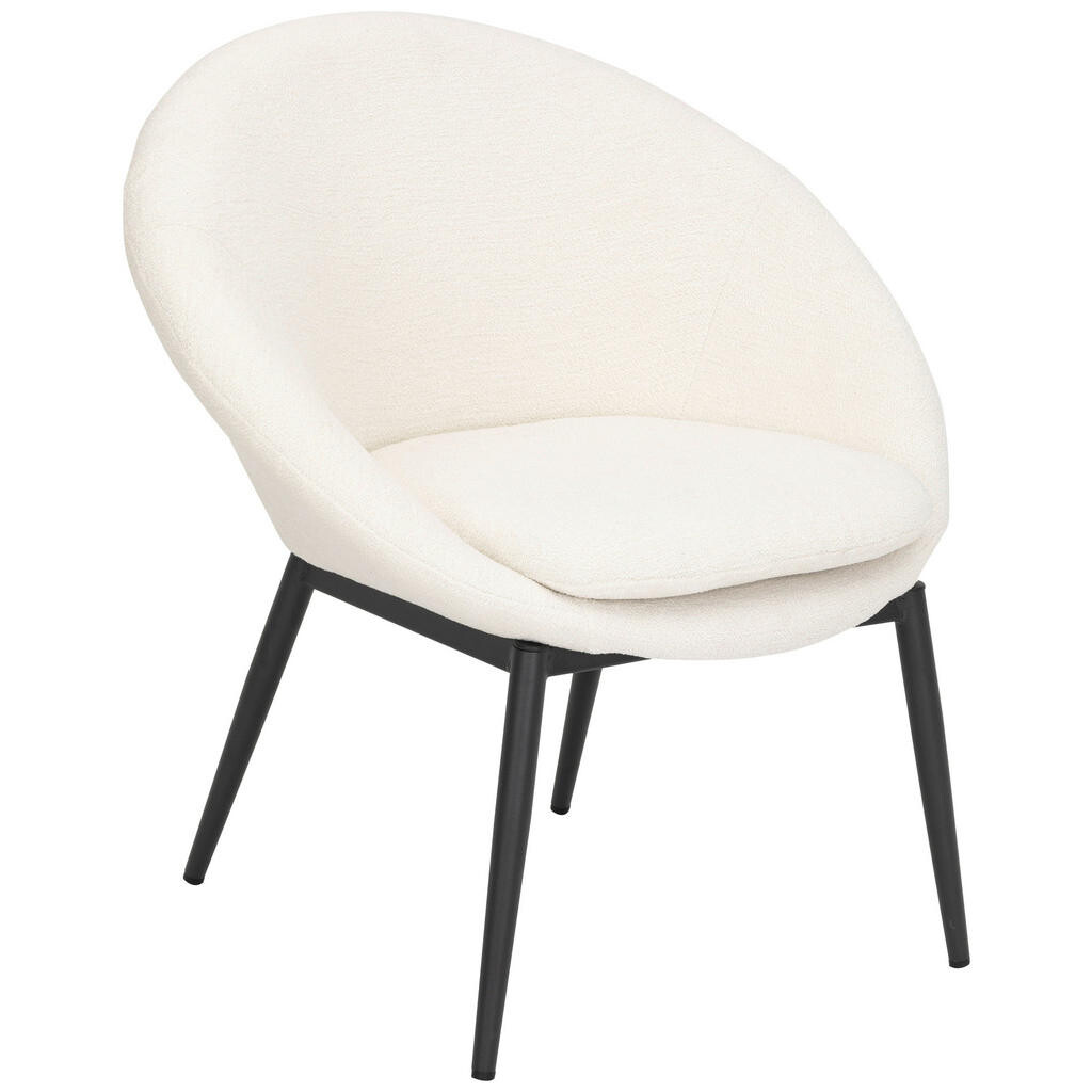 P & B KŘESLO, textil, bílá