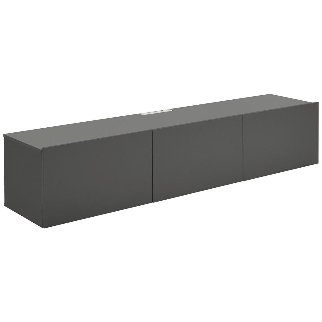 Hom`in NÍZKÁ KOMODA, antracitová, 180/36,7/42 cm
