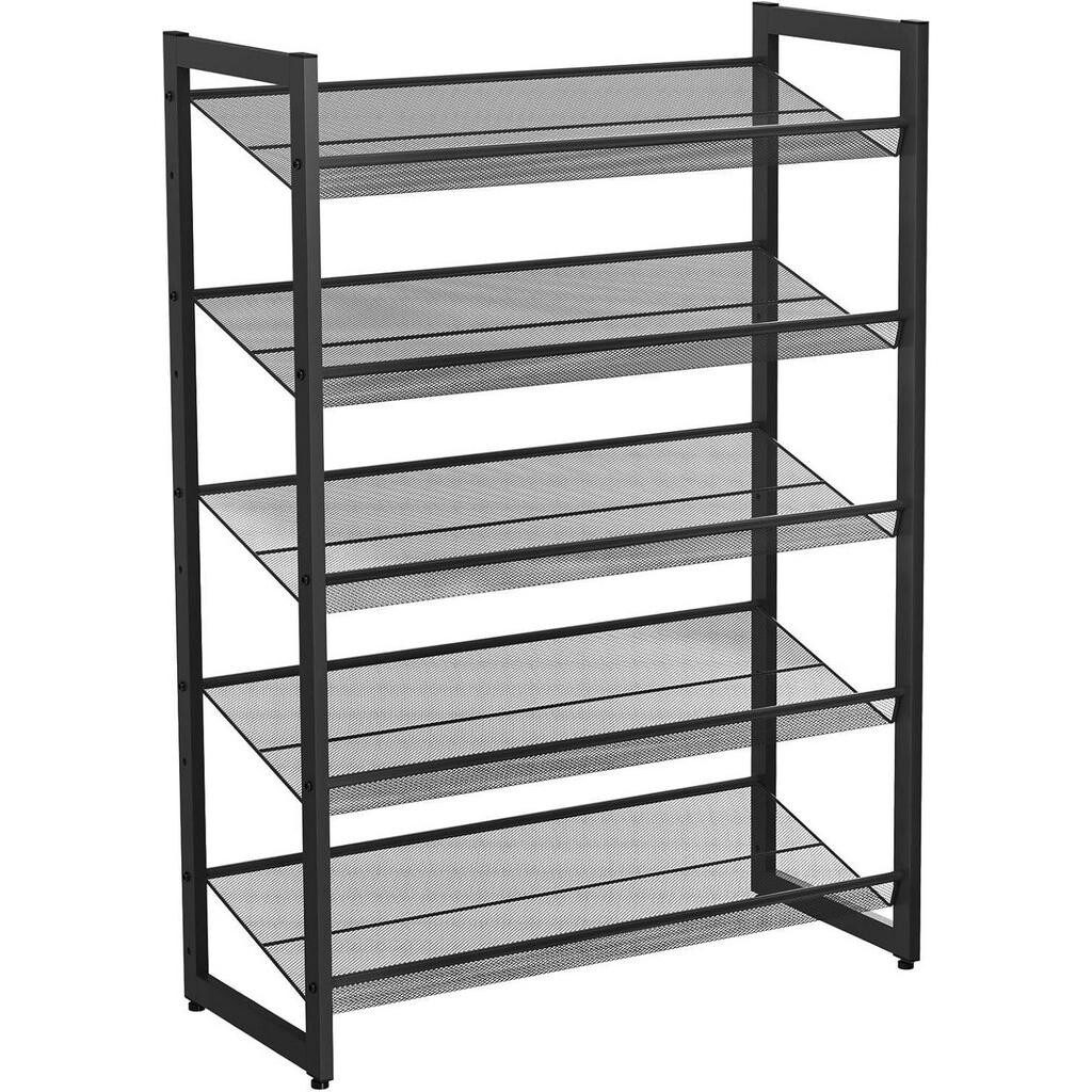 XXXL REGÁL NA BOTY, černá, 74/104/31 cm