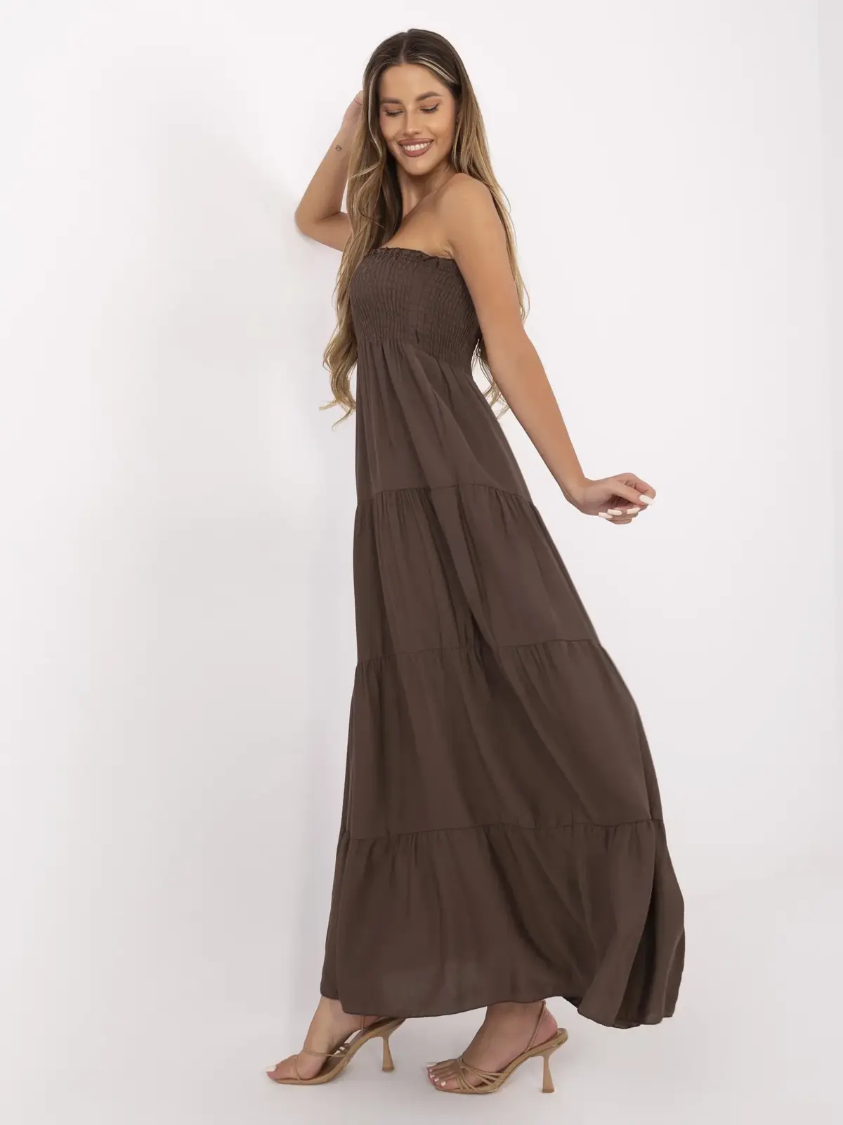 Dress-MI-SK-A2596.97-brown