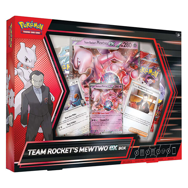 Pokémon Team Rocket's Mewtwo ex Box