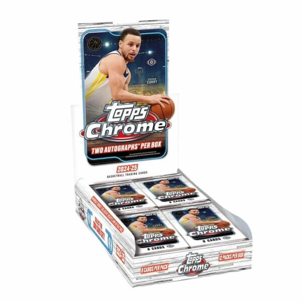 2024-2025 NBA karty Topps Chrome Basketball Hobby Box