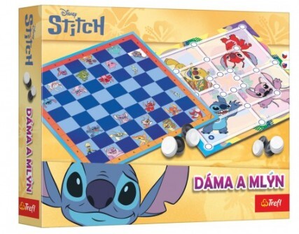Dáma a Mlýn Lilo & Stitch společenská hra