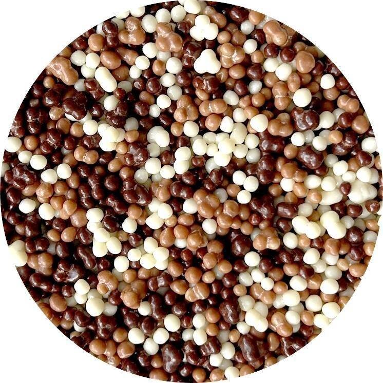 Eurocao Cereální máček v bílé, mléčné a hořké čokoládě (60 g) - dortis