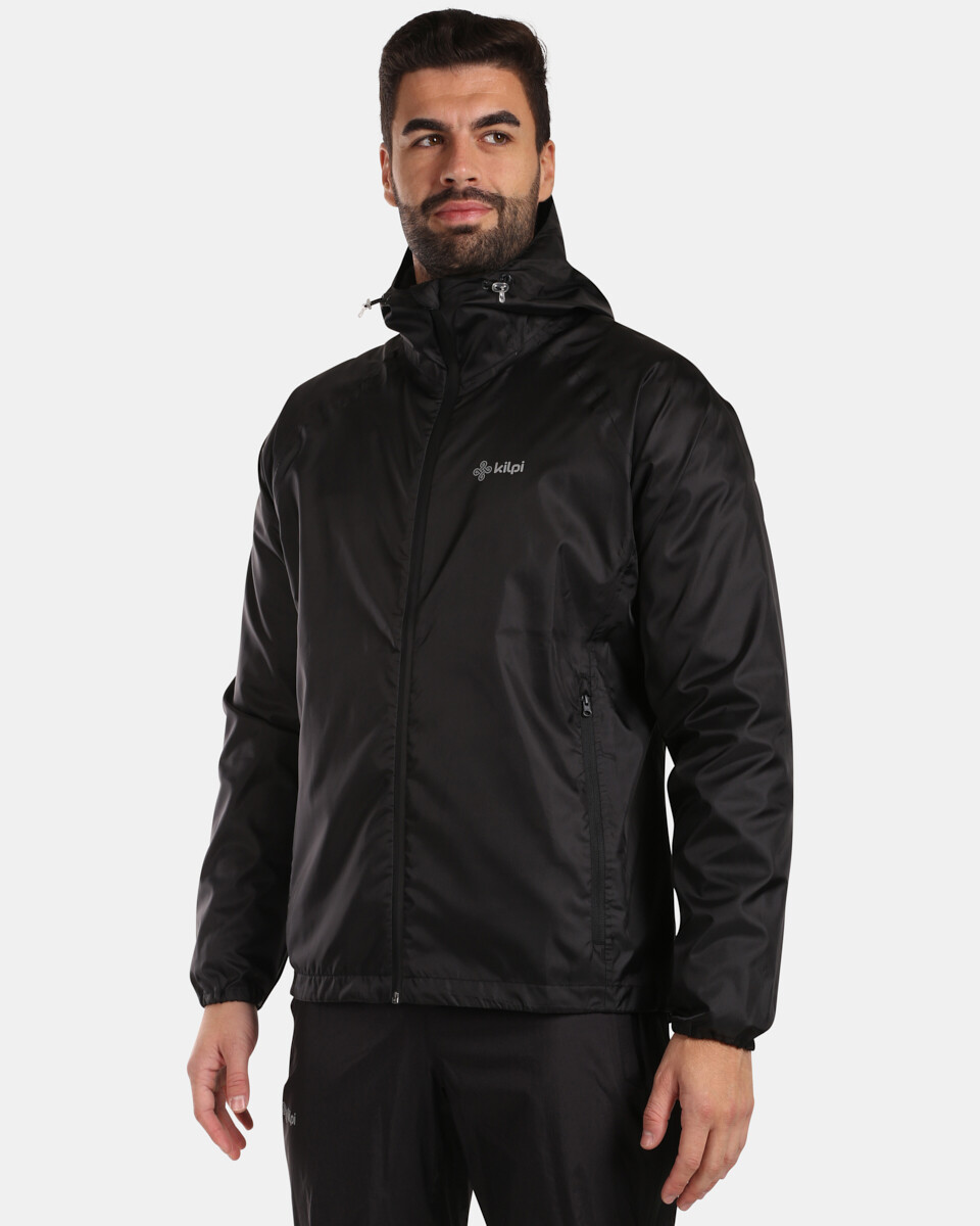 Turistická sbalitelná pláštěnka kilpi jaluu-j černá 3xl