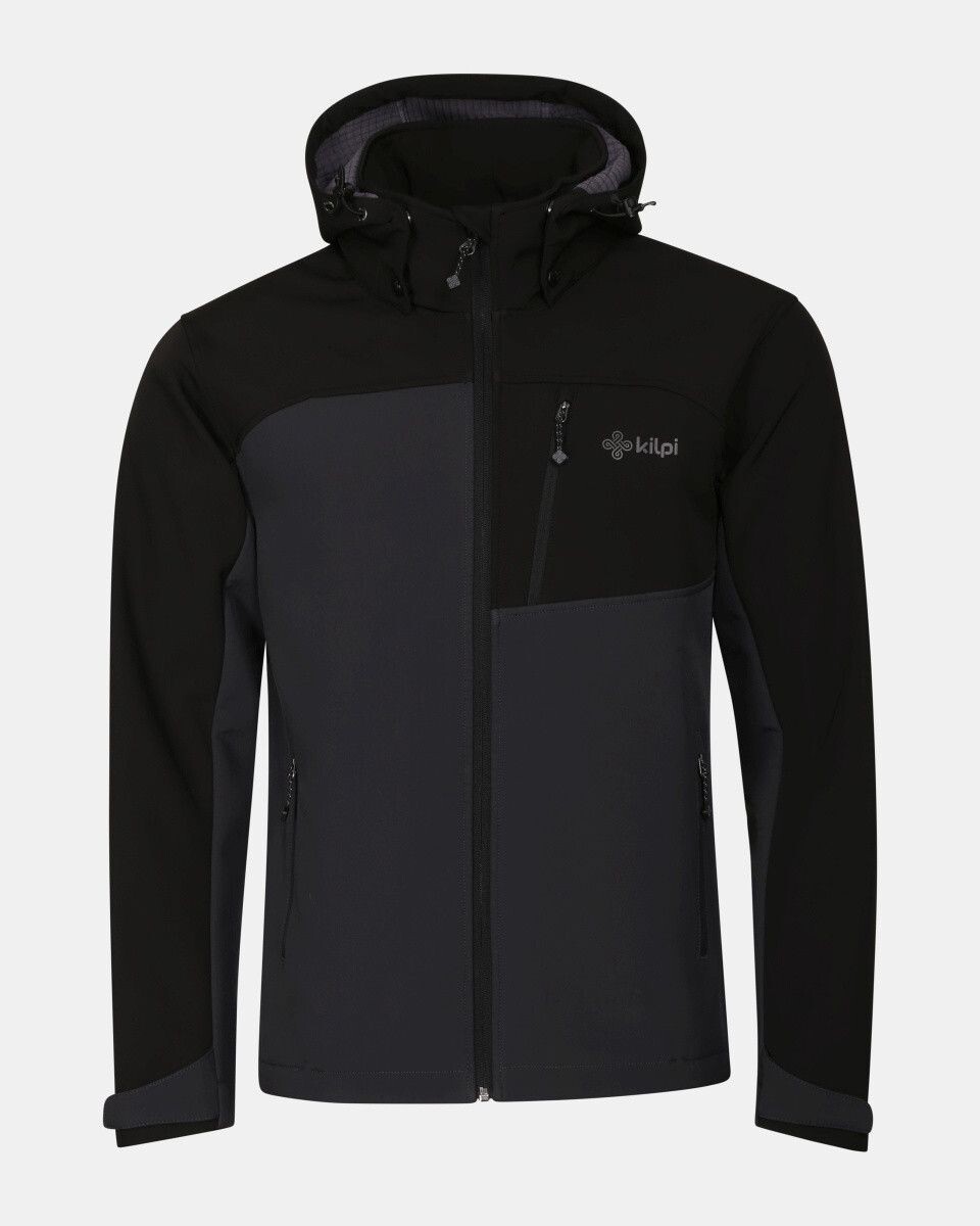 Pánská softshellová bunda kilpi ontavio-m tmavě šedá 3xl