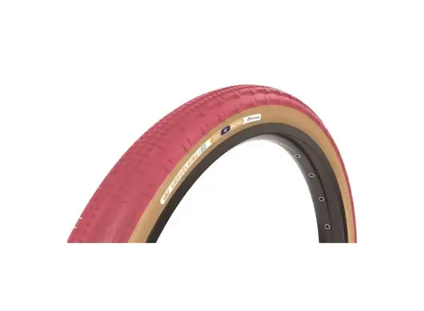 Panaracer GravelKing SK 700x45 gravel plášť cranberry/hnědá kevlar