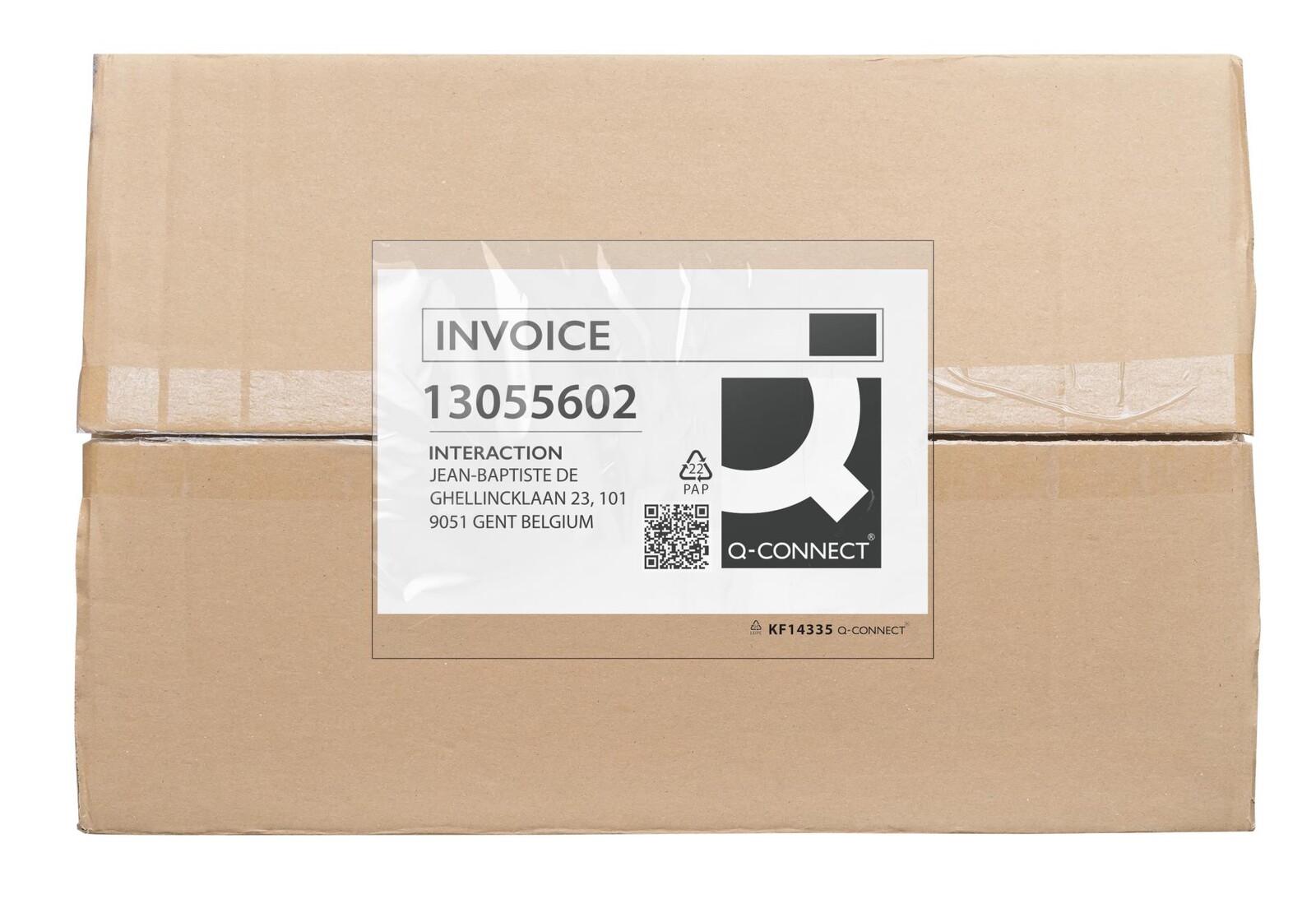 Samolepicí kapsy na zásilky Q-Connect - C5, průhledné, 1000 ks