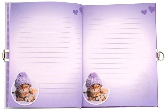 Zápisníček se zámkem CUTIE