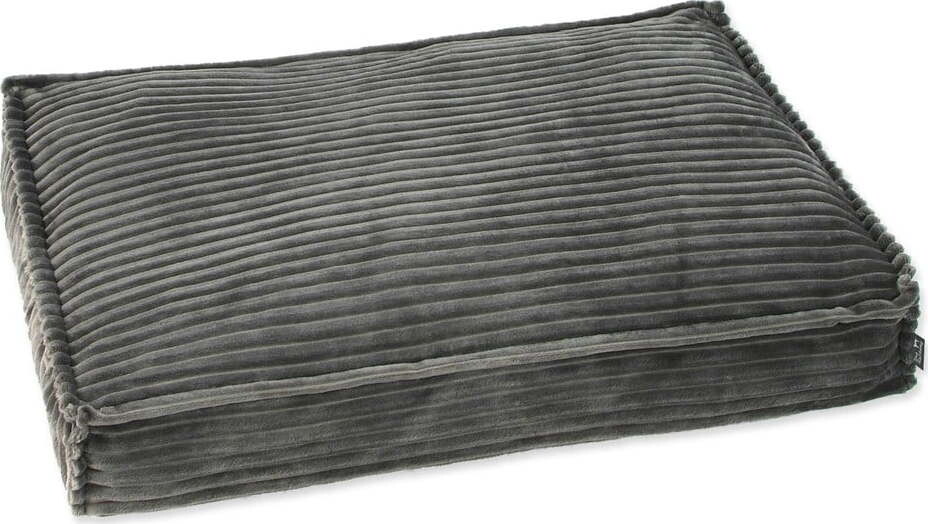 Tmavě šedá matrace pro psa 120x80 cm Dog Fantasy Stripe – Plaček Pet Products