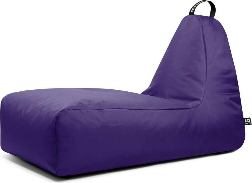Fialový sedací vak Chill XXL – So Soft?