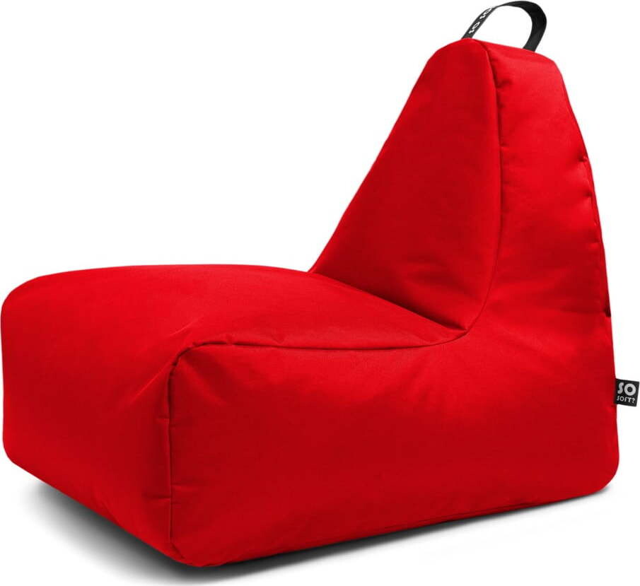 Červený sedací vak Chill XL – So Soft?