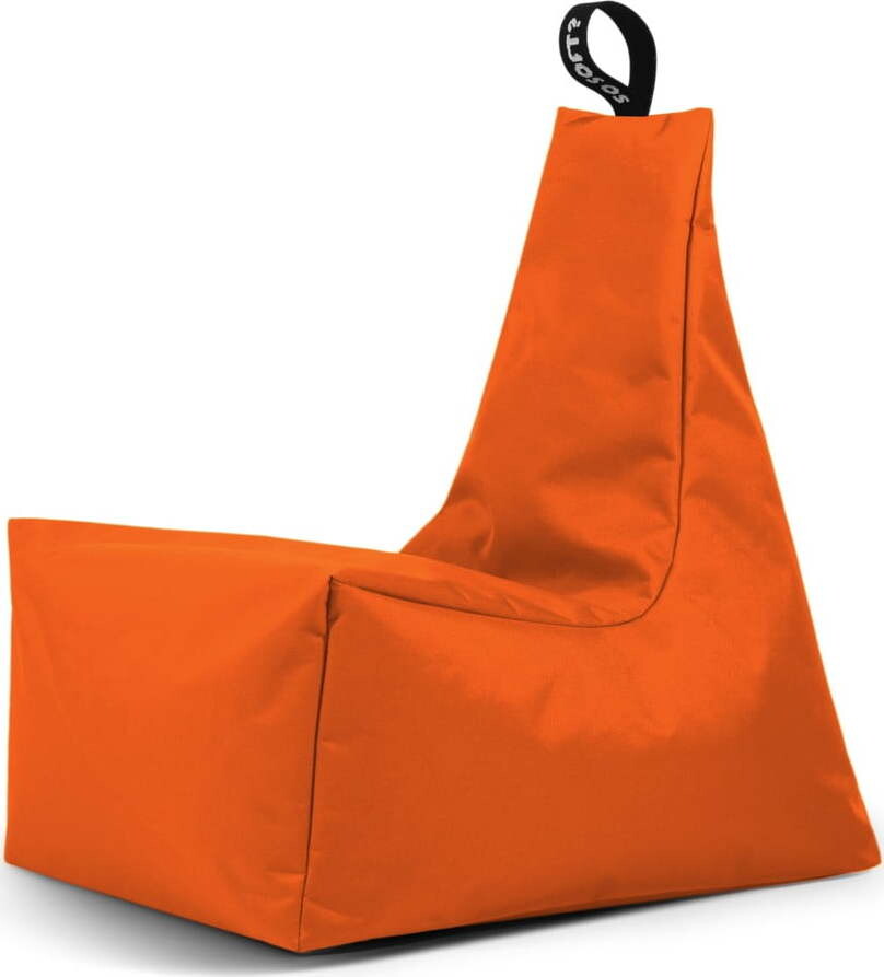 Oranžový dětský sedací vak Icy M – So Soft?