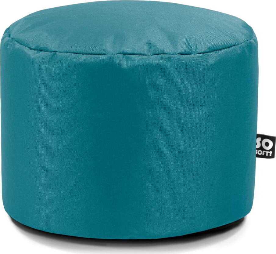 Tyrkysový dětský sedací vak Dot M – So Soft?