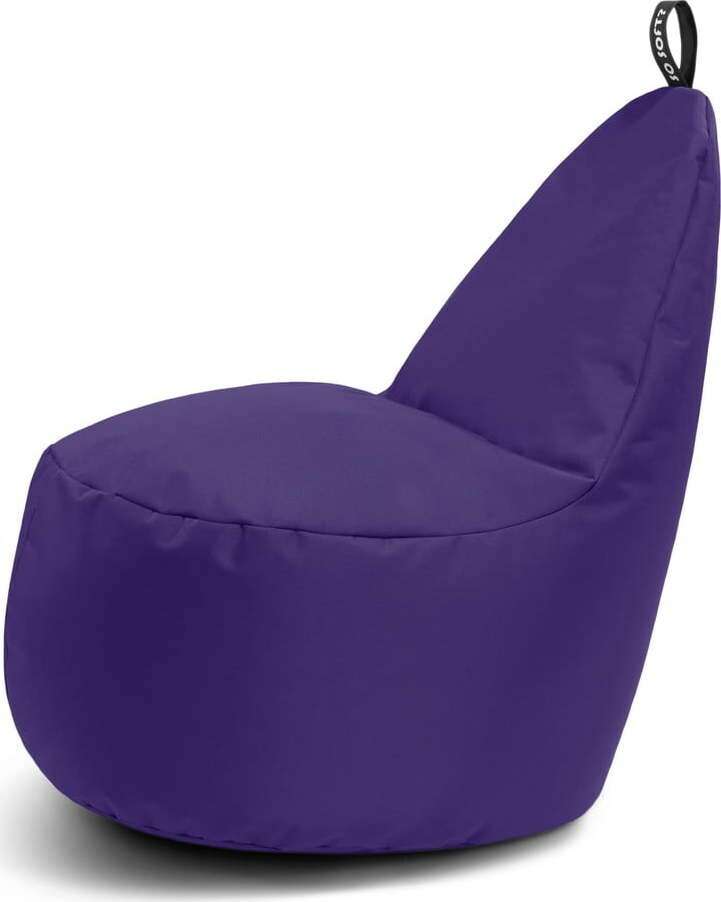 Fialový dětský sedací vak Lull M – So Soft?