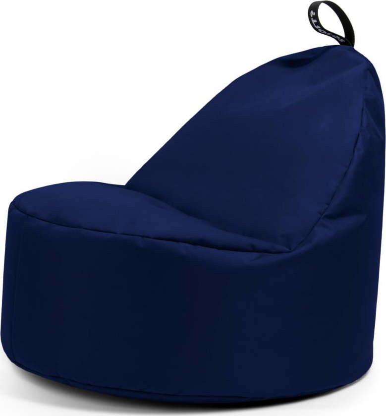 Tmavě modrý sedací vak Round XL – So Soft?