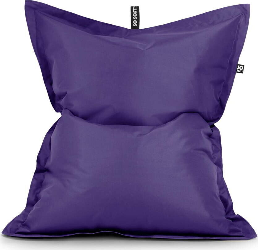 Fialový sedací vak Pad XL – So Soft?