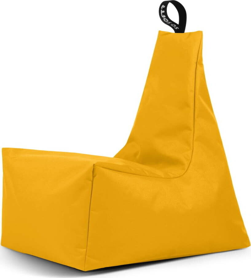 Žlutý sedací vak Icy XL – So Soft?