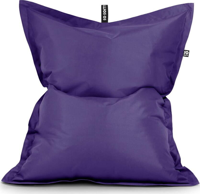 Fialový sedací vak Pad XXL – So Soft?