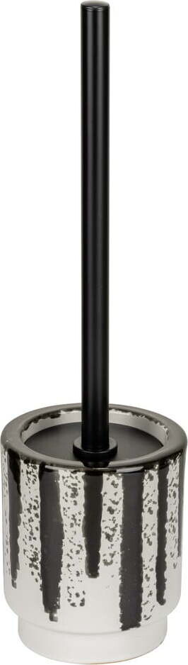Černobílá keramická WC štětka Subiza – Wenko