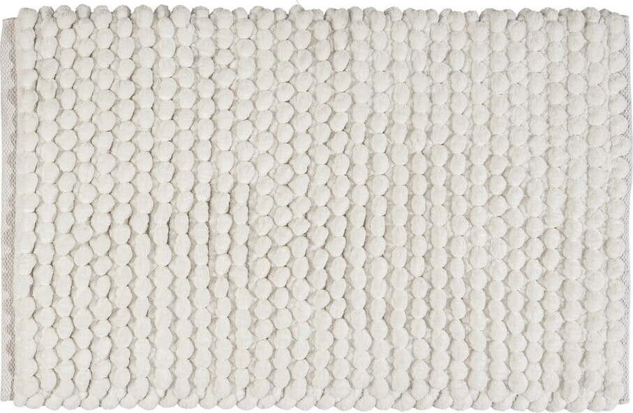 Bílá textilní koupelnová předložka 50x80 cm Solivo – Wenko